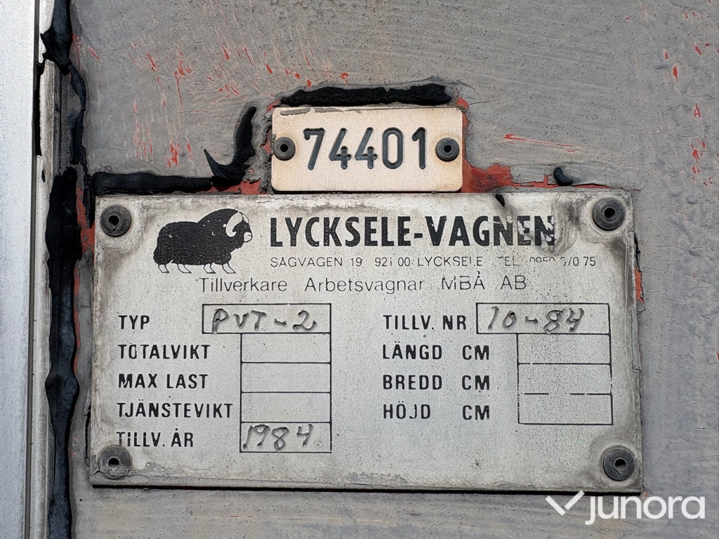 Personalvagn Lyckselevagnen PVT-2