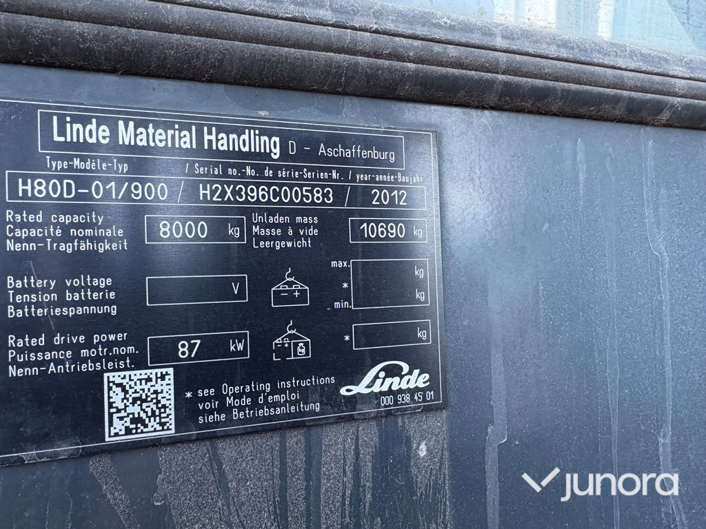 Truck - Linde, H80D-01/900