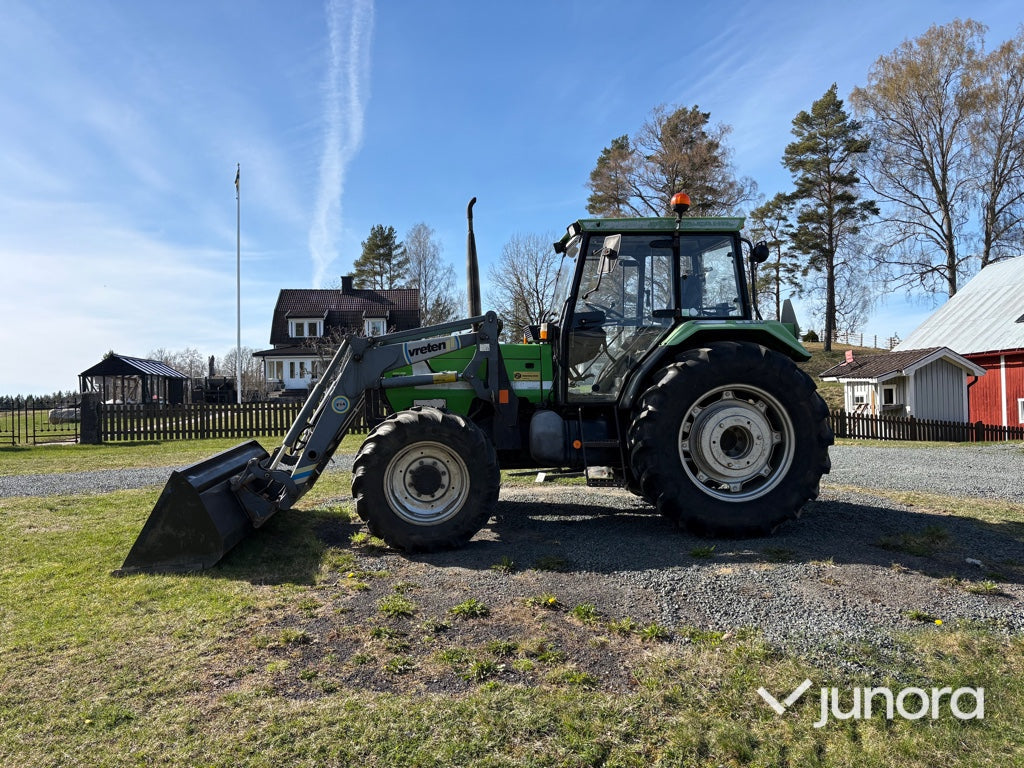 Traktor med frontlastare - Deutz, DX 3.70 A