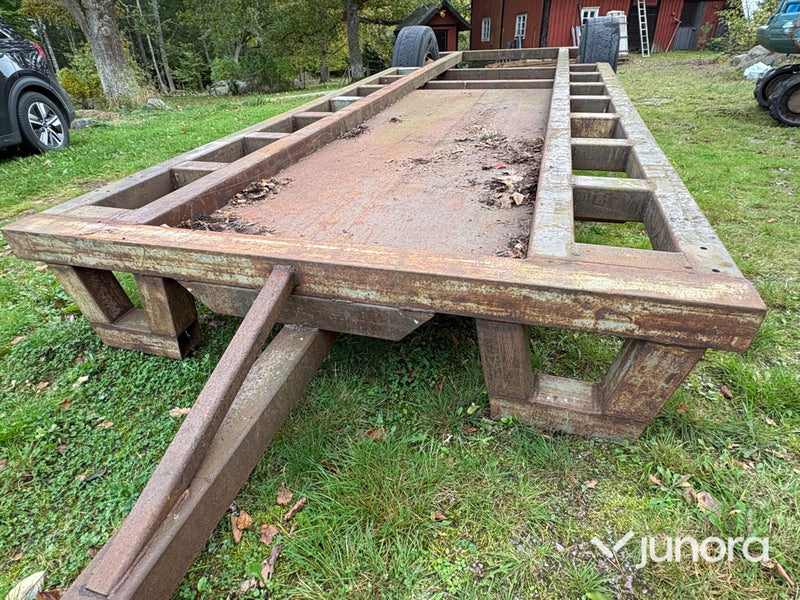 Transportvagn för grävmaskin