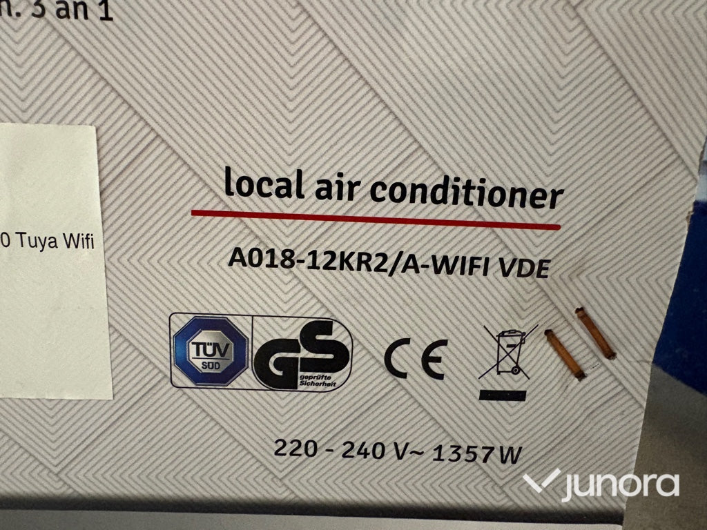 Portabel AC - Hantech A018-12KR2/A-WIFI VDE