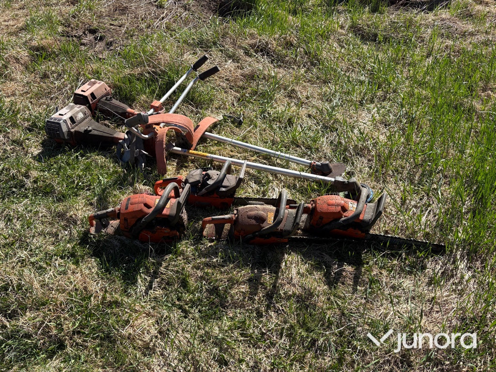 Diverse Husqvarna sågar, reservdelsmaskiner