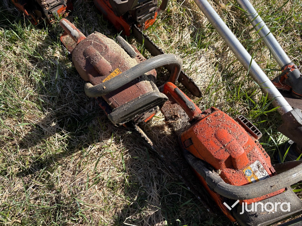 Diverse Husqvarna sågar, reservdelsmaskiner