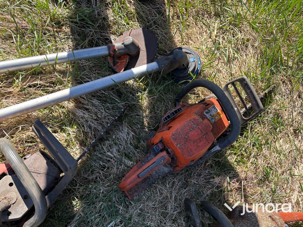 Diverse Husqvarna sågar, reservdelsmaskiner