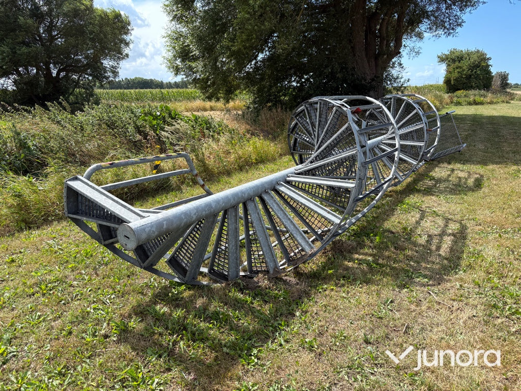 Spiraltrappa galvaniserat stål 9 m