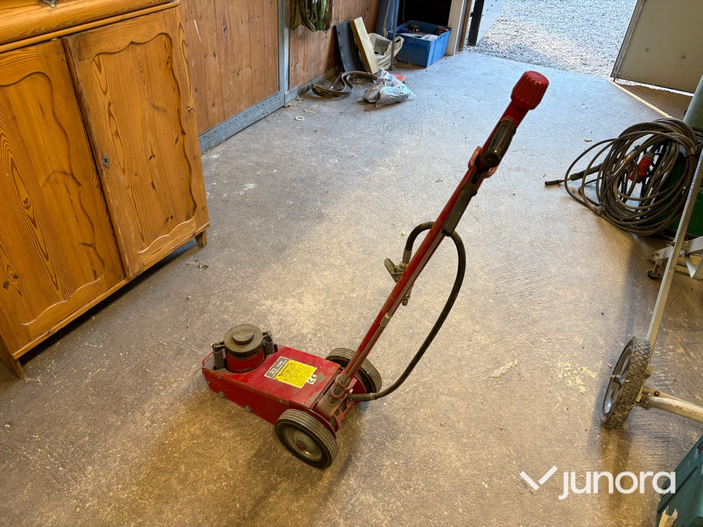 Tryckluftsdriven domkraft 22 ton