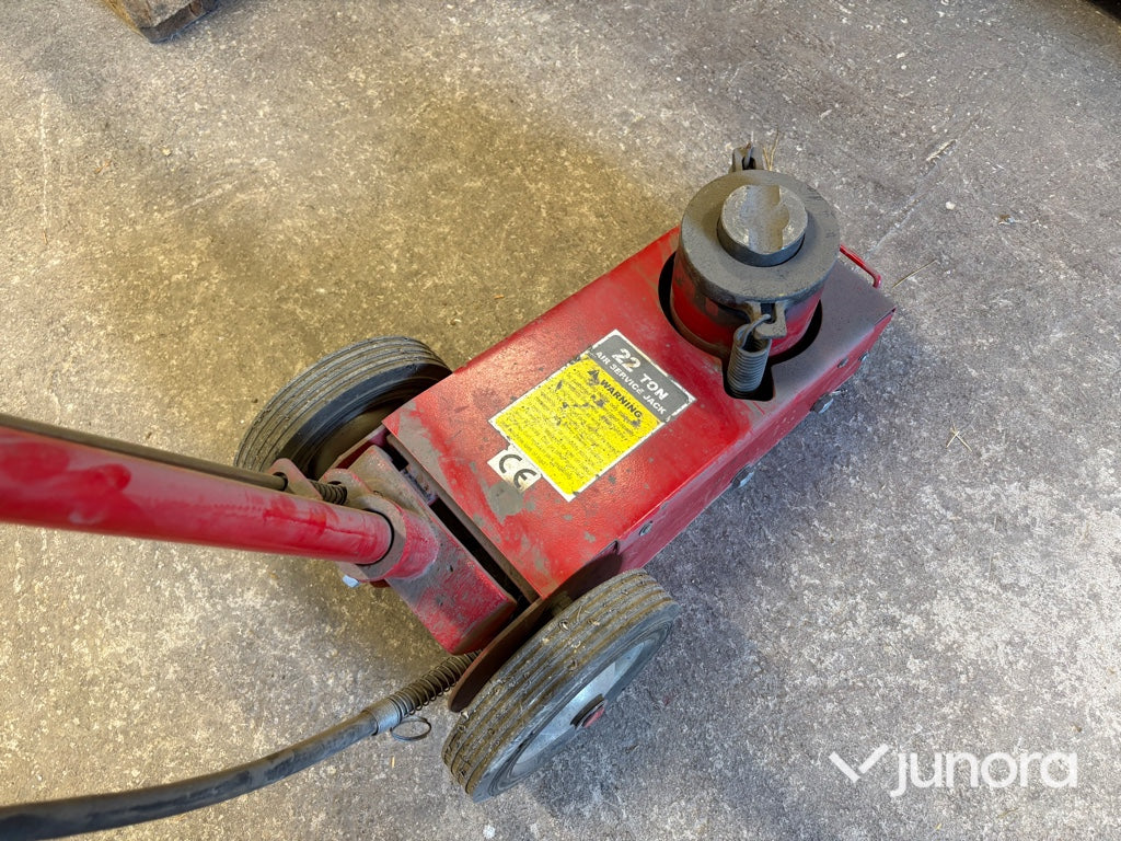 Tryckluftsdriven domkraft 22 ton
