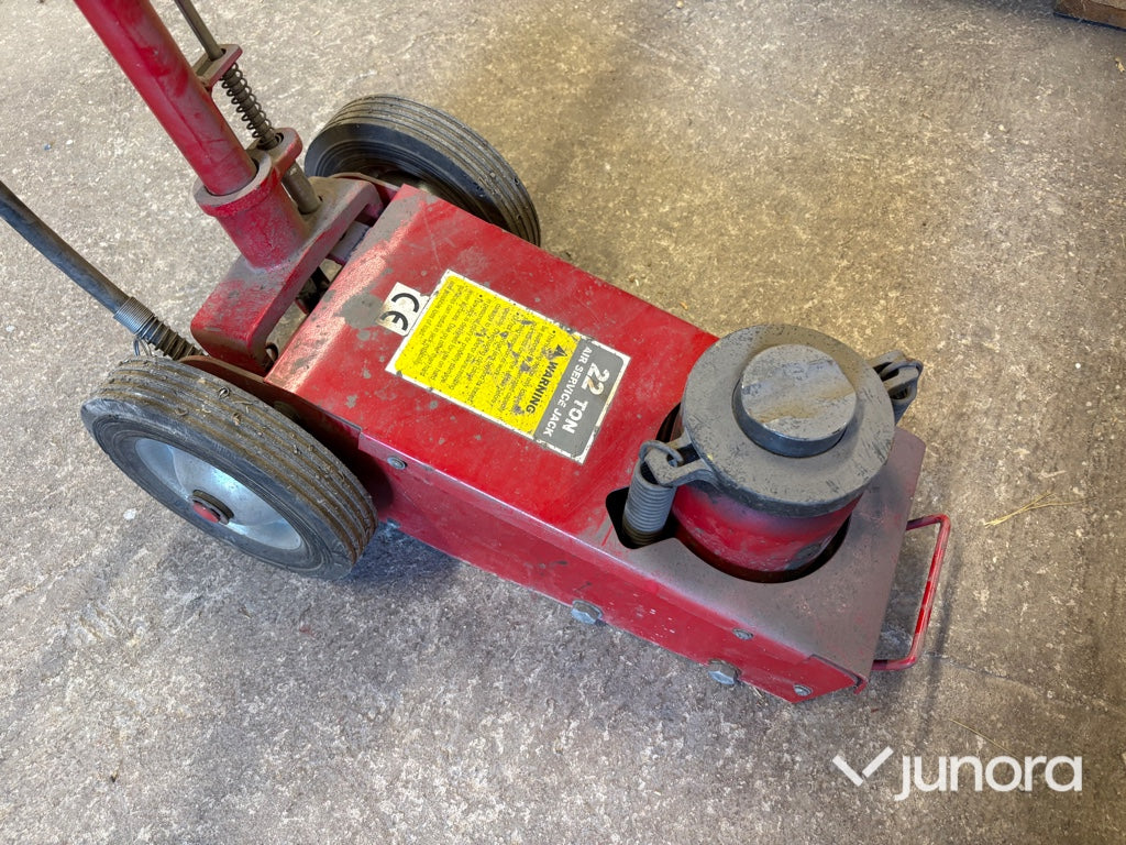 Tryckluftsdriven domkraft 22 ton
