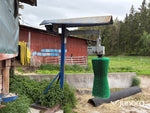 Agricow Brush - Roterande borste för nötkreatur inkl. tak
