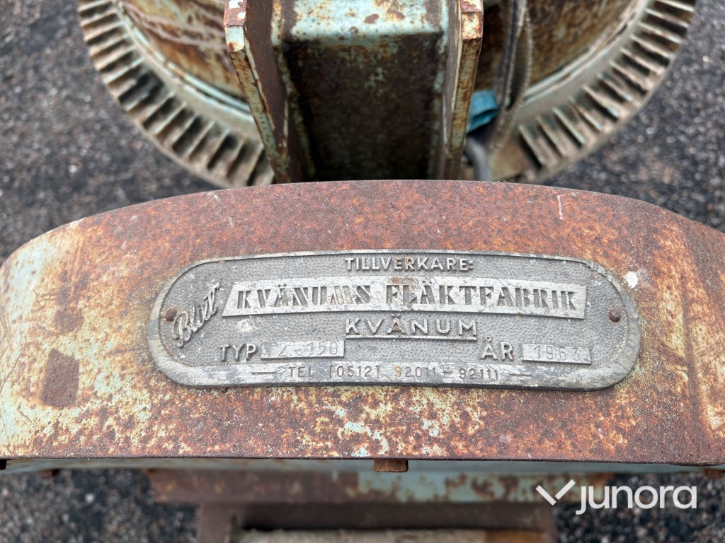 Betongblandare Kvänums fläktfabrik