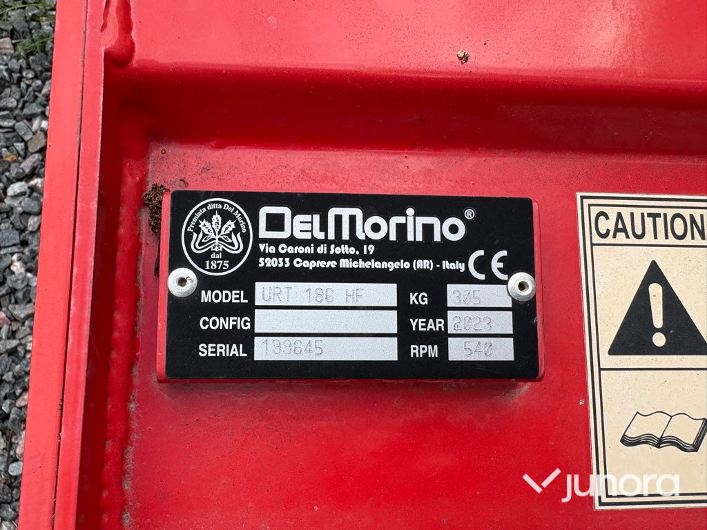 Jordfräs - Del Morino, URT 186 HF