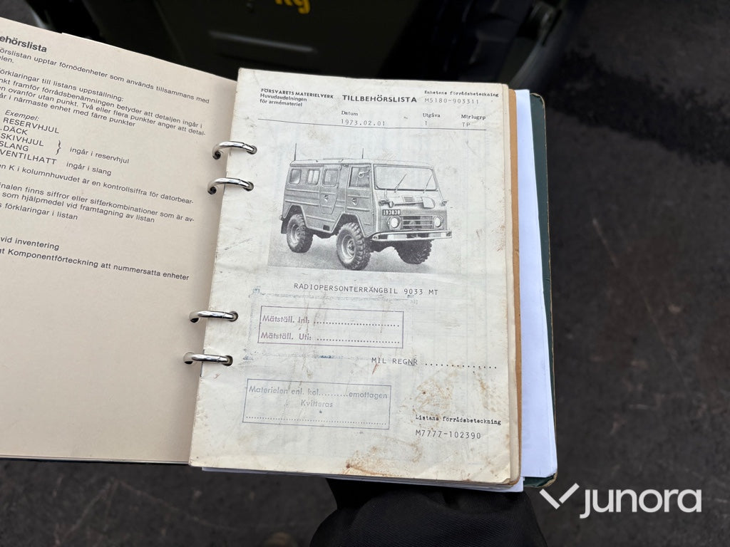 Militärbil Volvo 9033/Radio Valp