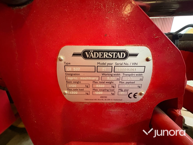 Tallriksharv Väderstad Carrier 500