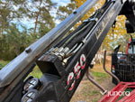Skogsvagn med kran