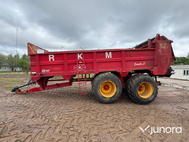 Gödselspridare RKM Jumbo II 20 m³