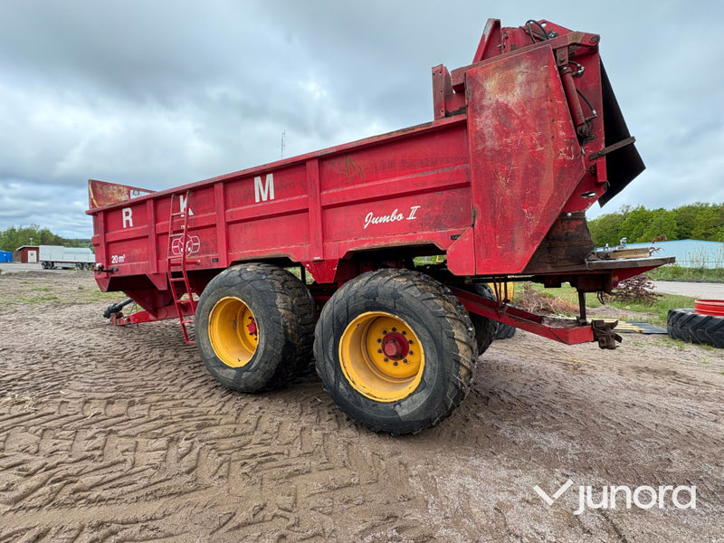 Gödselspridare RKM Jumbo II 20 m³
