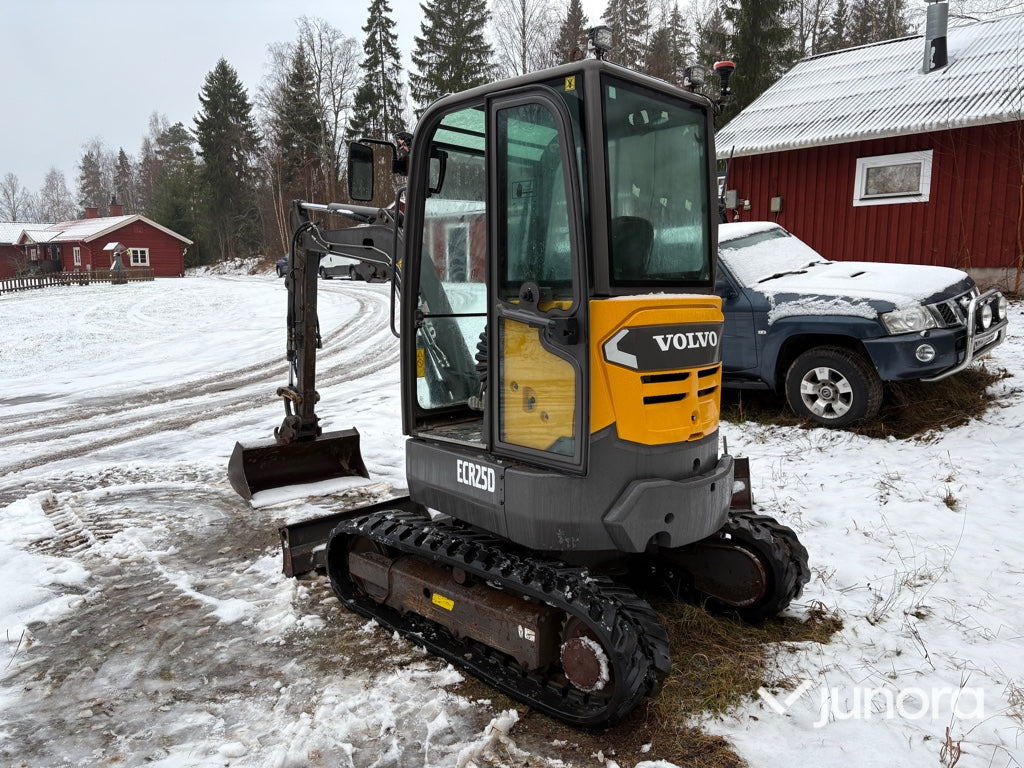 Grävmaskin + Redskap - Volvo, ECR25D