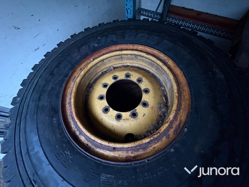 Däck + Fälg - Nokian, 14.00R24 TG, 4st