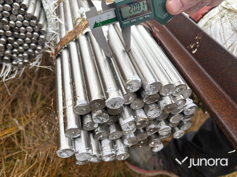 Rostfritt stål rundstång – EN 1.4301/4307, Ø20 mm, ca 360 m