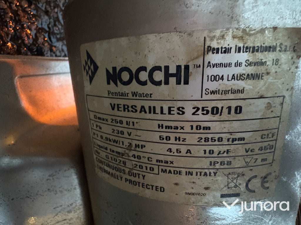Vattenpump – Nocchi Versailles 250/10