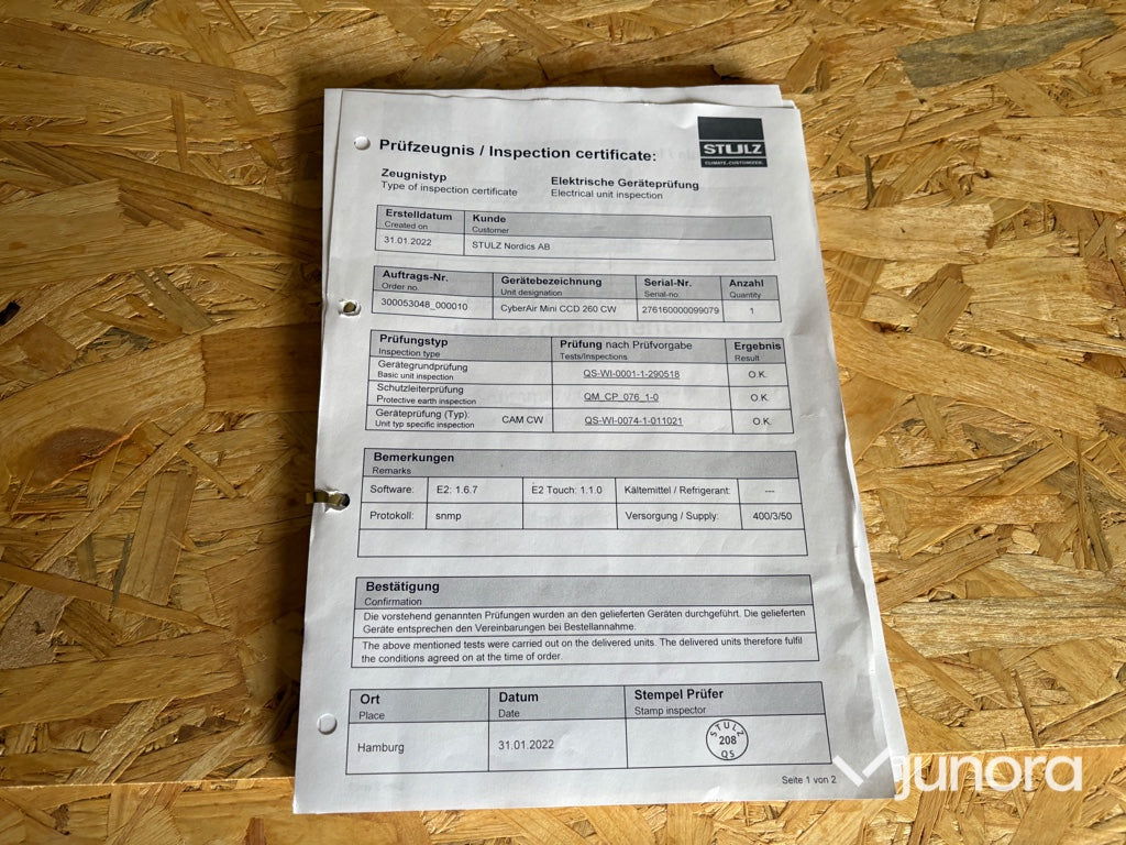 Klimataggregat - Emerson Liebert, Stulz