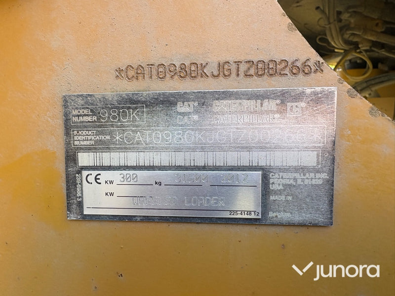 Hjullastare - CAT 980K