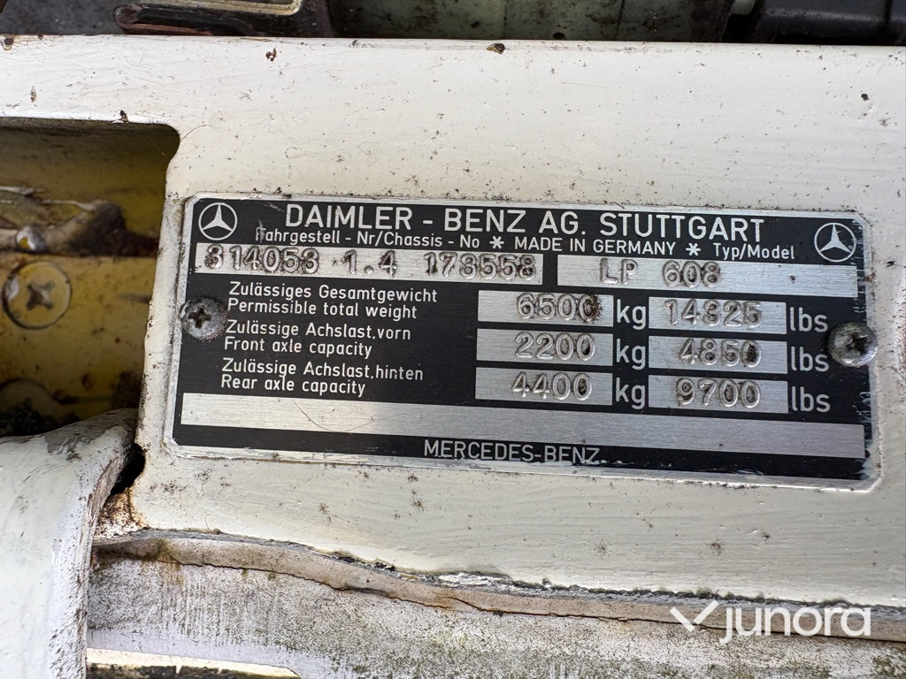 Husbil - Mercedes-Benz, LP 608/32