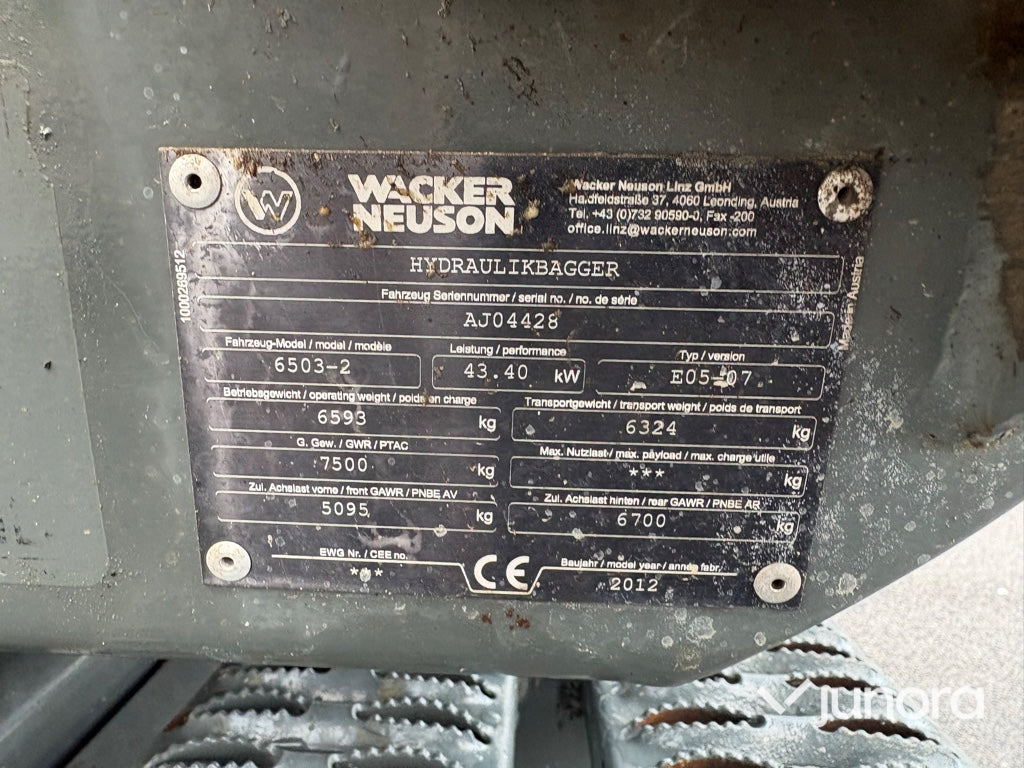 Hjulgrävare - Wacker Neuson 6503-2
