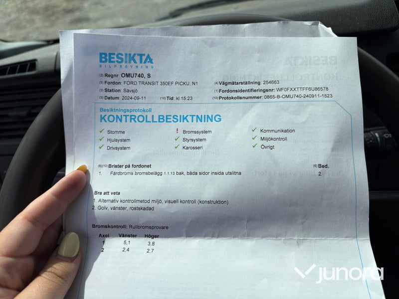 Ford transit biltransporter