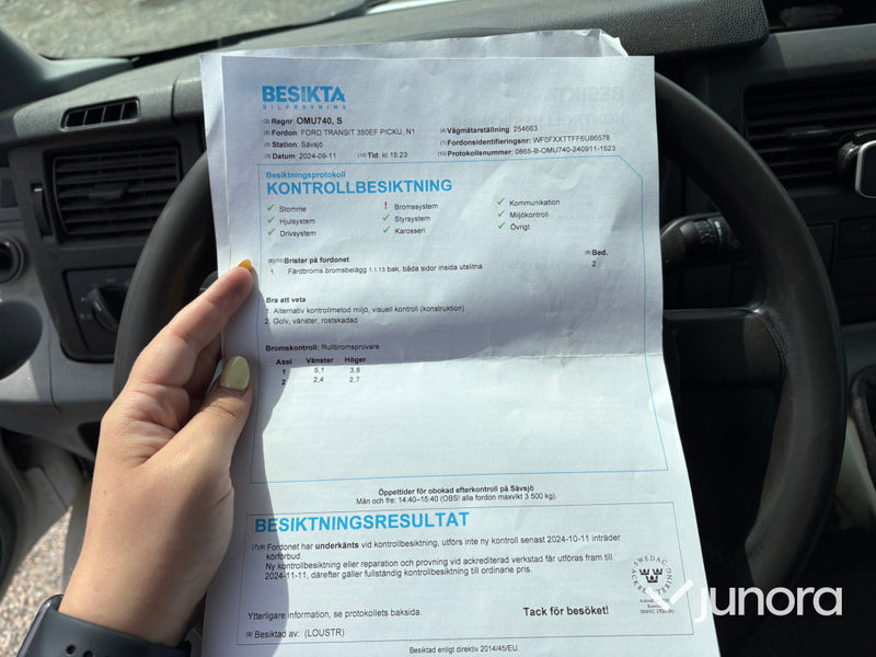 Ford transit biltransporter