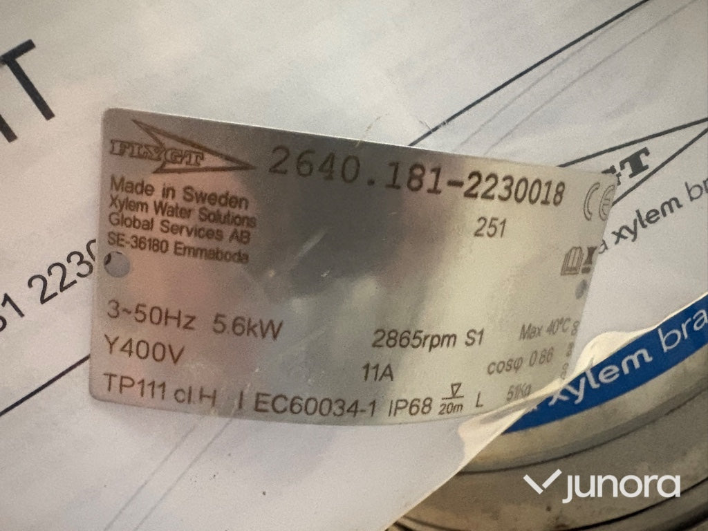 Dränkpump - Flygt, BS2640 HT