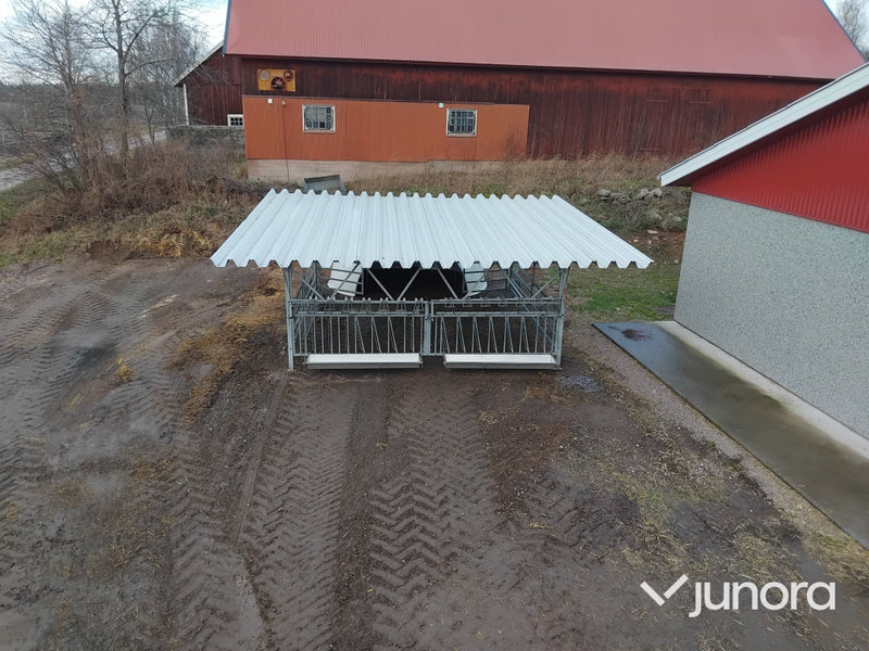 Kalvigloo med veranda – upp till 14 kalvar