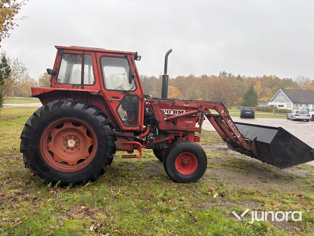 Traktor Volvo BM 500 med Ålö Quick 3030 frontlastare