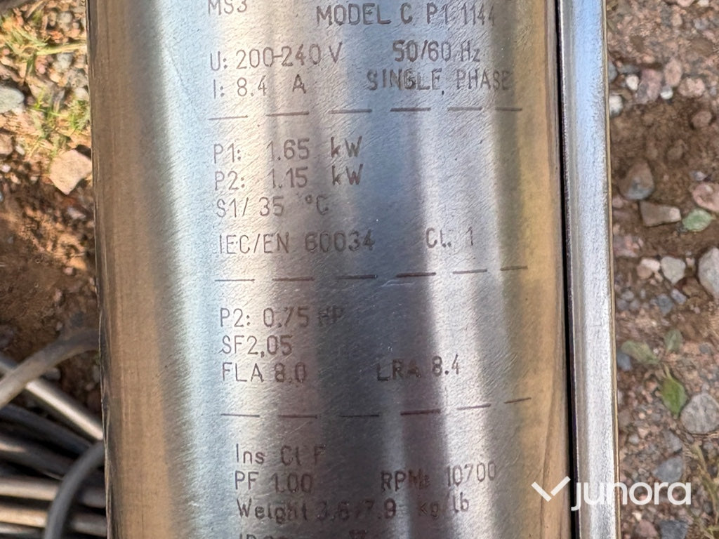 Djupbrunns pump - Grundfos, C P1 1144
