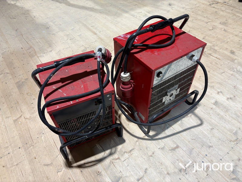 Värmefläktar - Anslut 5kw och 4.5kw