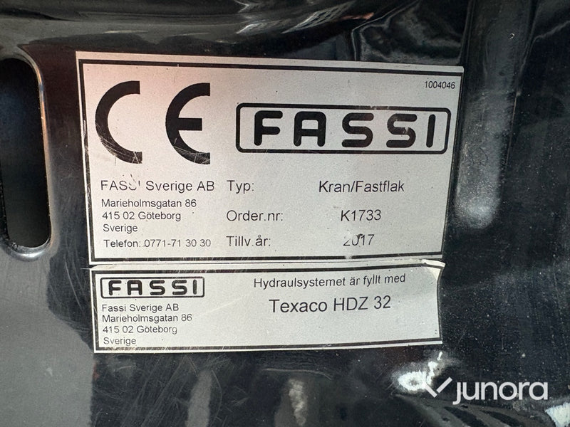 Lastbil med kran - Volvo FM 370 FASSI F155