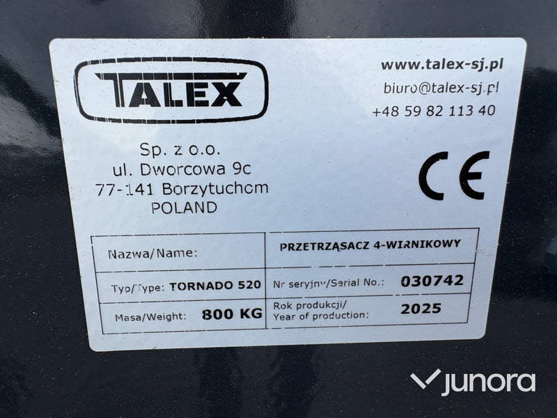 Hövändare Talex Tornado 550 Ny med 1års GARANTI