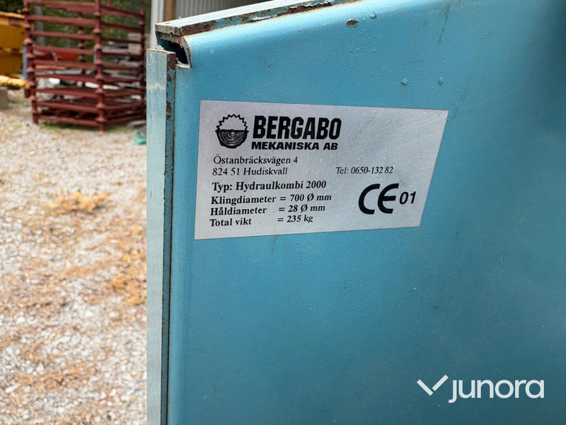 Bergabo Hydraulkombi 2000 vedkap/vedklyv