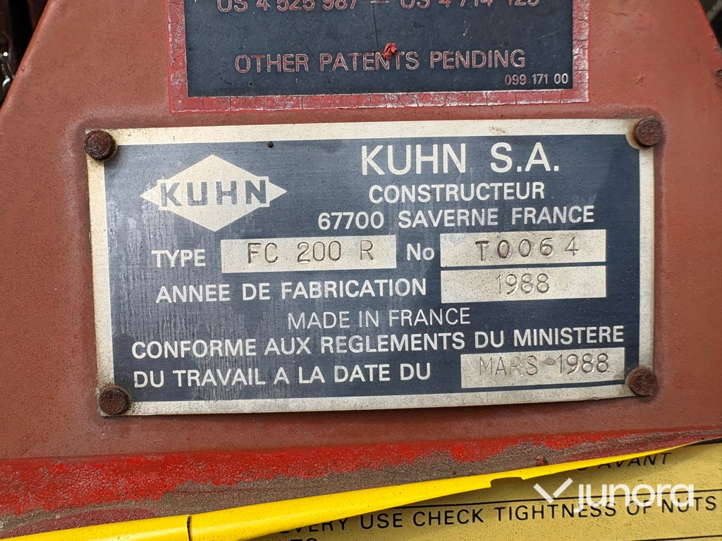 Slåtterkross - Kuhn FC200