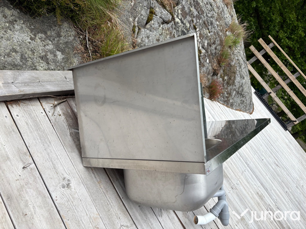 Nytt Aluminium Handfat med vattenlås