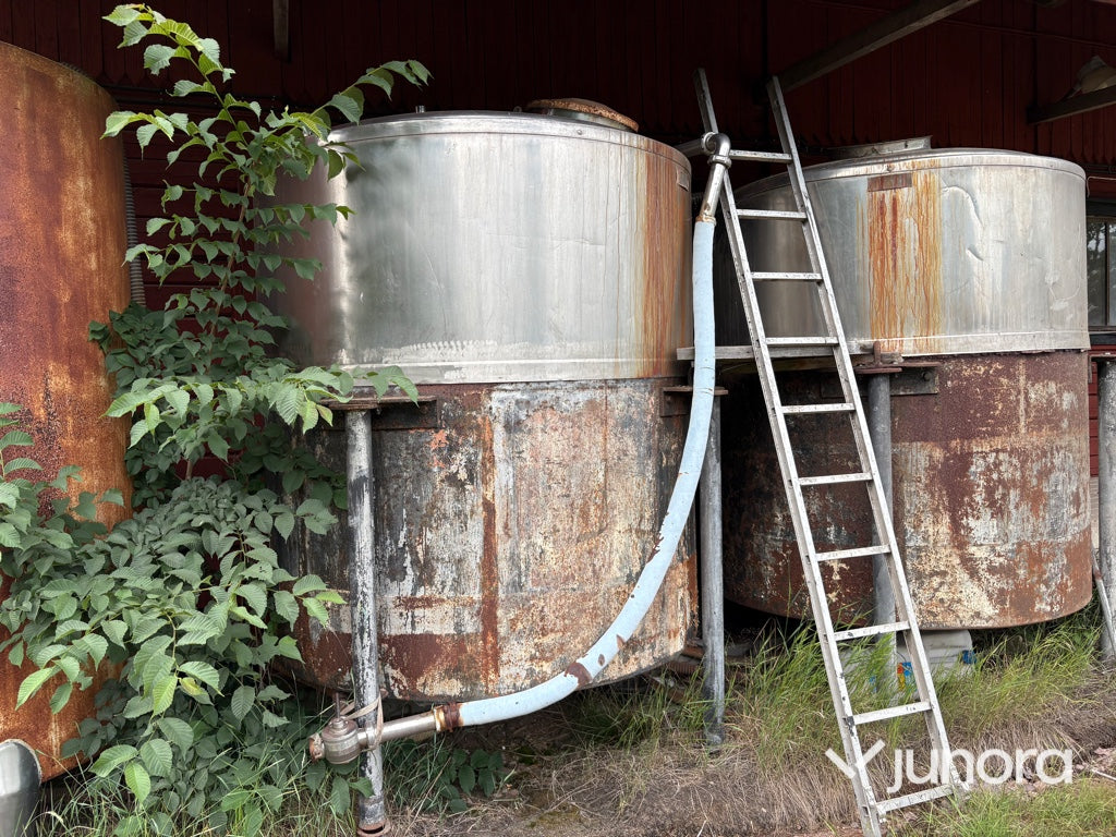 Mejeritankar – Rostfria 2 stycken 5 m³/st