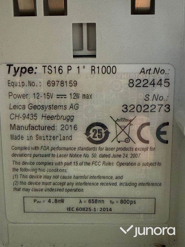Leica Totalstation Ts16 P 1
