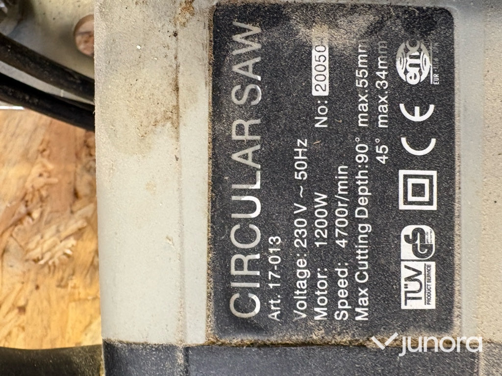 Cirkelsåg - 1 200W, 230 V ~ 50Hz