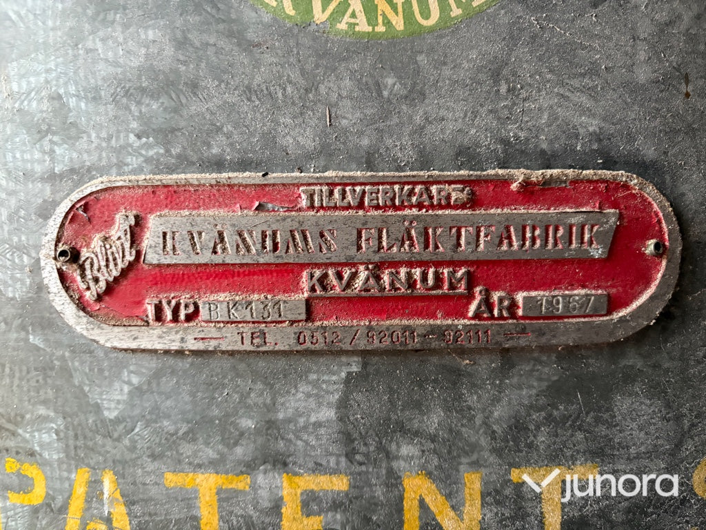 Foderblandare - Kvänum Fläktfabrik, BK131