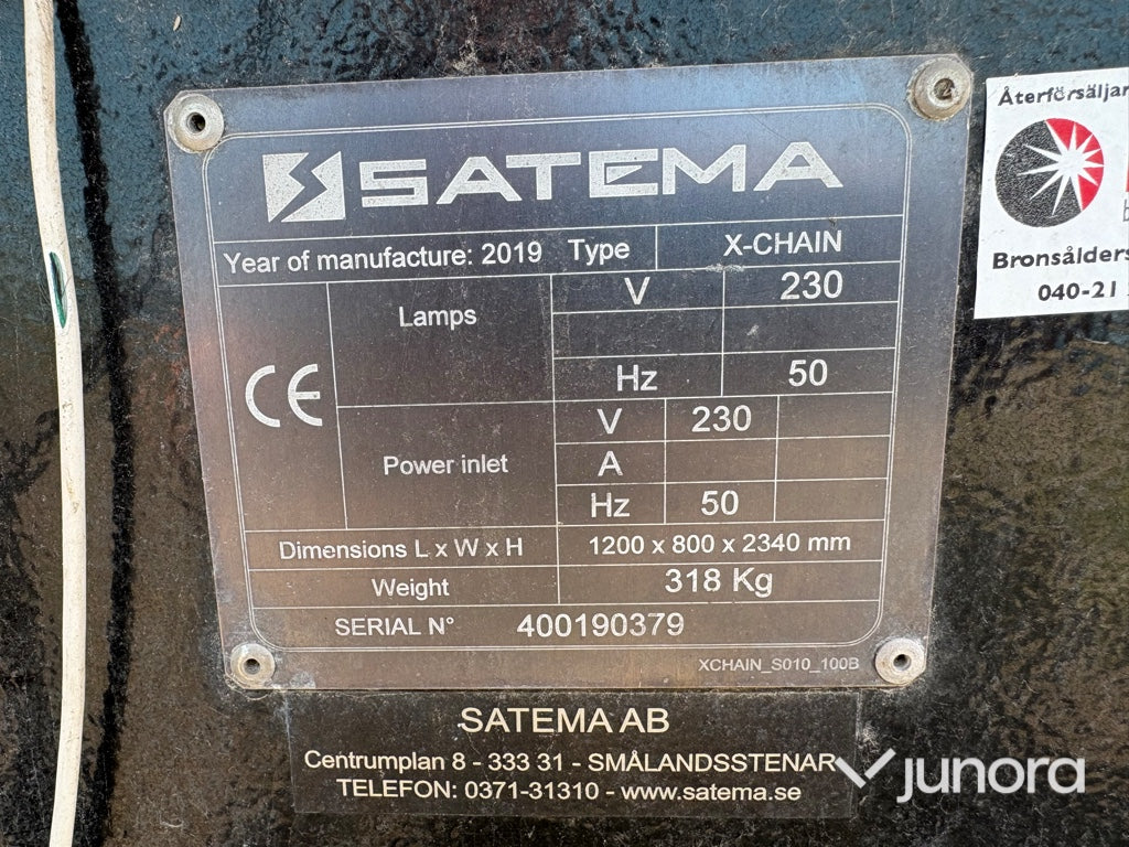 Mobil LED-belysningsmast - Satema, X-CHAIN