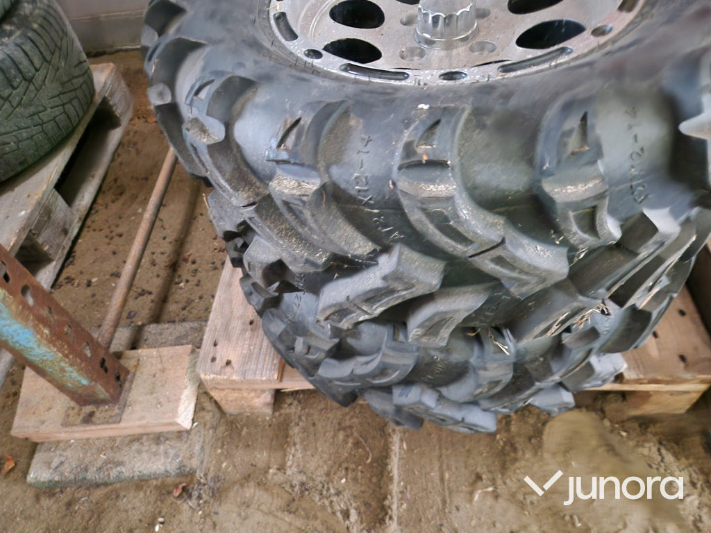 ATV-Däck Med Aluminium Fälgar