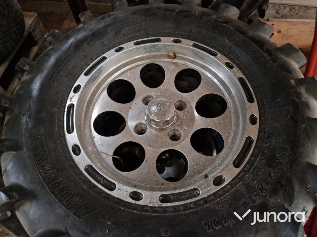 ATV-Däck Med Aluminium Fälgar