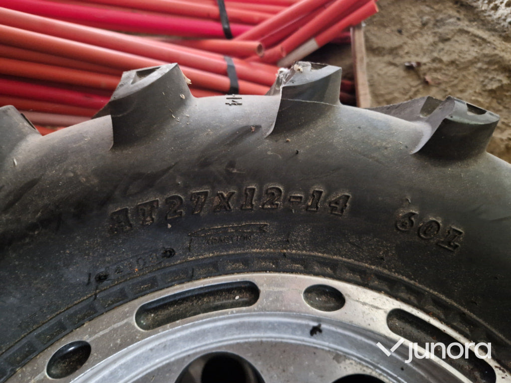 ATV-Däck Med Aluminium Fälgar