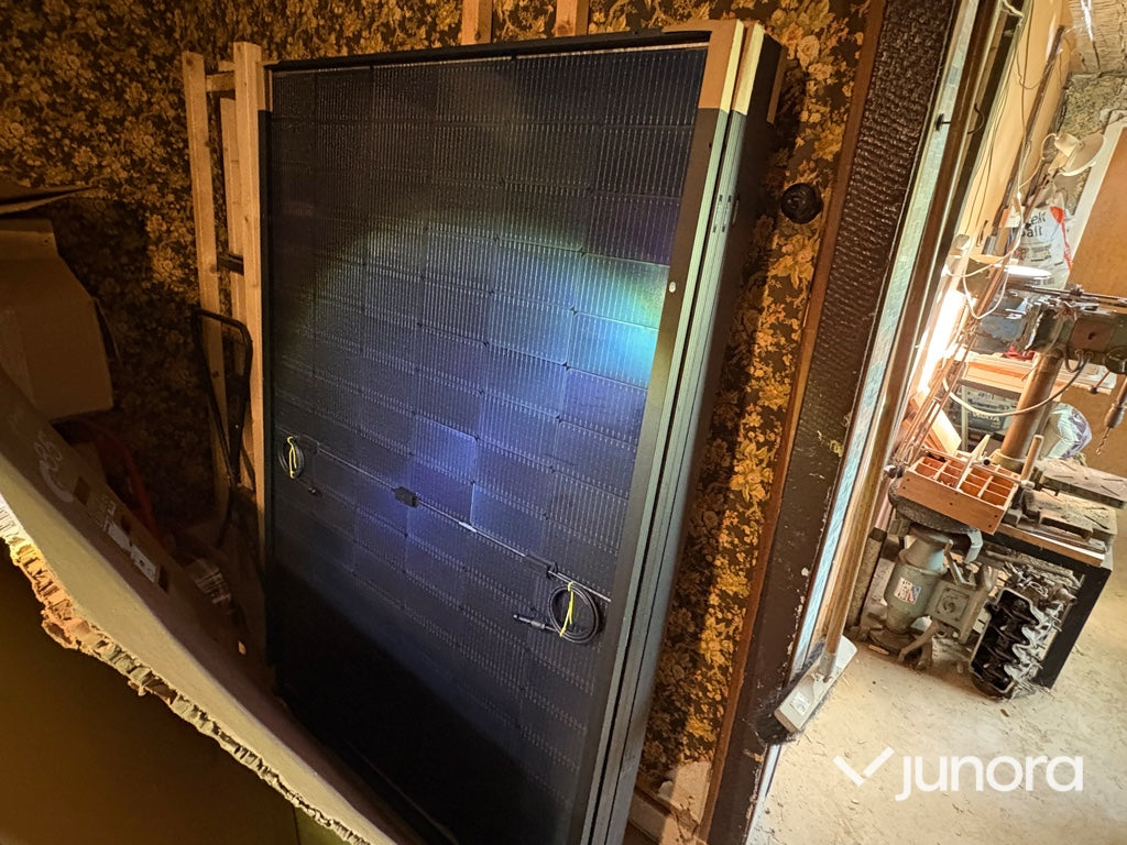 Solcellspaket off-grid – VEVOR Hybrid 3500W med Luxorparts 2000W växelriktare