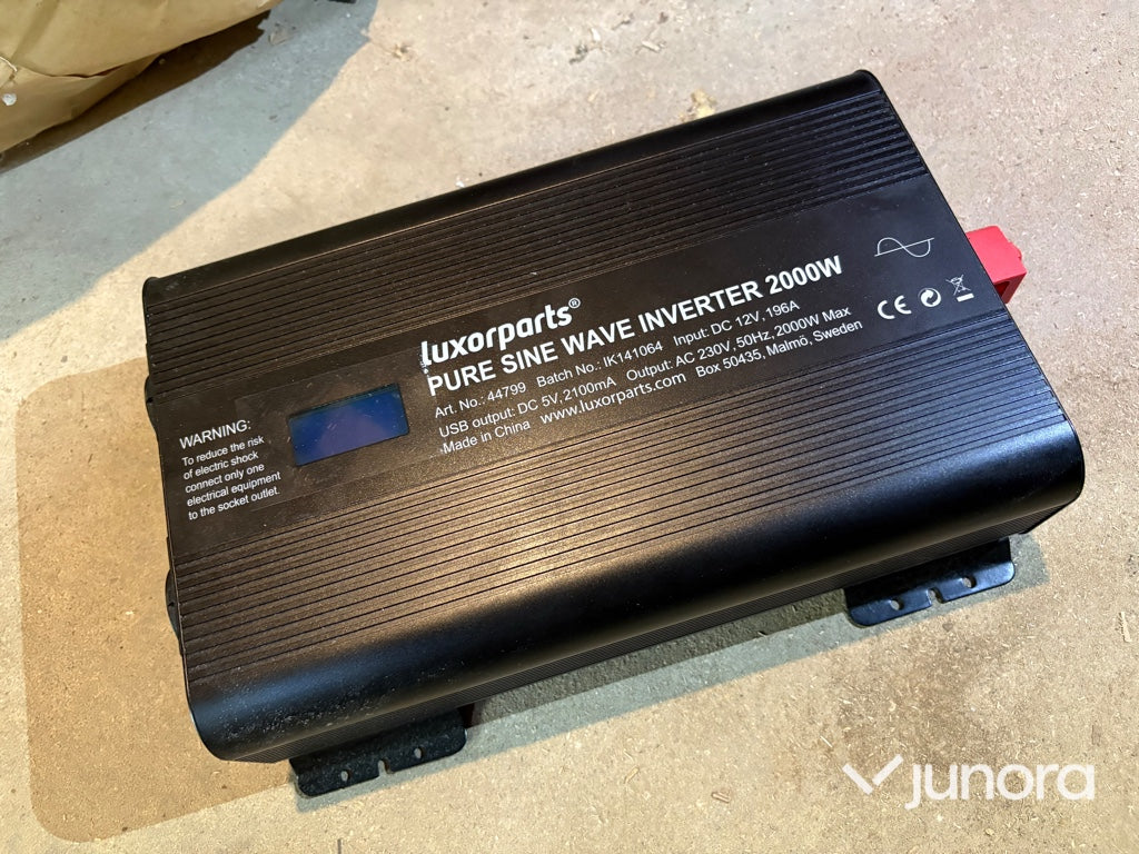 Solcellspaket off-grid – VEVOR Hybrid 3500W med Luxorparts 2000W växelriktare